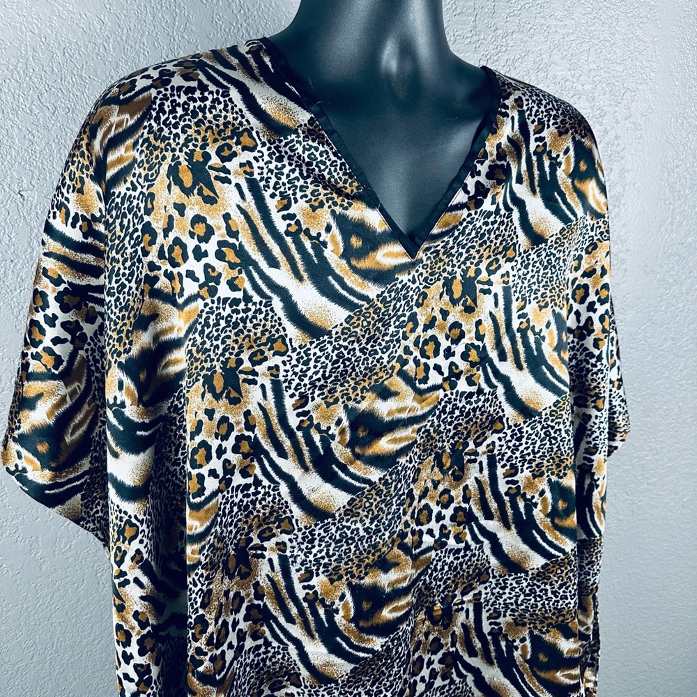 Winlar Vintage Tiger / Cheetah / Leopard Kaftan